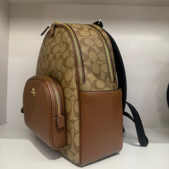 coach Court Backpack In Signature Canvas 5671 - Picture 4 of 8
